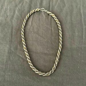 Beautiful two toned choker necklace